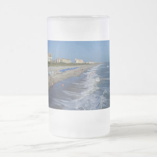 Cocoa Beach Coastline Mattiert Glass Beer Tasse