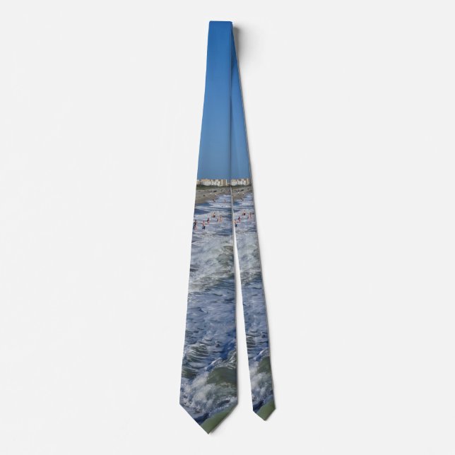 Cocoa Beach Coastline Neck Tie Krawatte (Vorderseite)