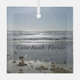 Cocoa Beach Florida Ornament Aus Glas