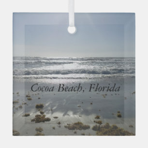 Cocoa Beach Florida Ornament Aus Glas