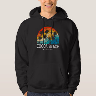 Cocoa Beach Florida Palmenbaum Tropischer Strand S Hoodie