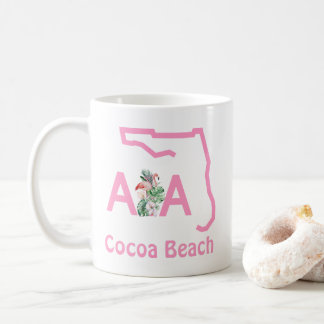Cocoa Beach Florida Route A1A Flamingos Kaffeetasse