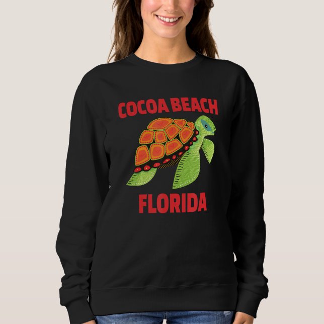 Cocoa Beach Florida Sea Turtle Sweatshirt (Vorderseite)