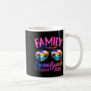 Cocoa Beach Florida Urlaub 2026 passende Familie Kaffeetasse