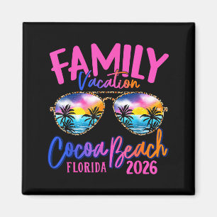Cocoa Beach Florida Urlaub 2026 passende Familie  Magnet