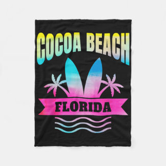 Cocoa Beach Florida Urlaub Souvenir Fleecedecke