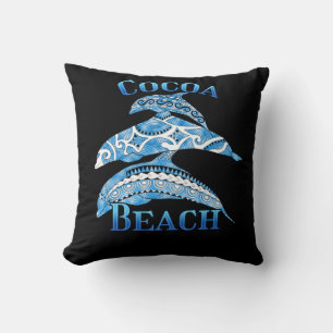 Cocoa Beach Florida Vacation Delphine Kissen