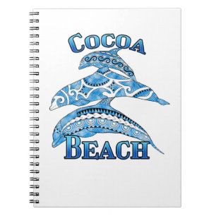 Cocoa Beach Florida Vacation Delphine Notizblock