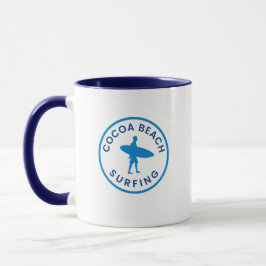 Cocoa Beach Surfing Coffee Mug Tasse