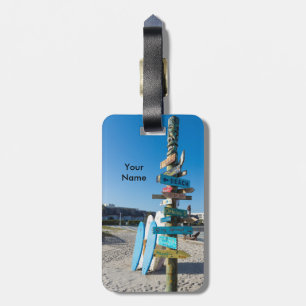 Cocoa Beach Tiki Totem Gepäckanhänger