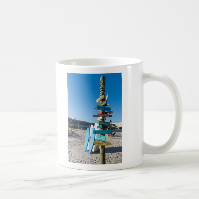 Cocoa Beach Tiki Totem Tasse (Rechts)