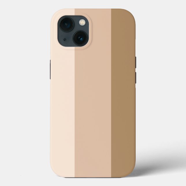 Cocoa Brown Ombre Streifen Case-Mate iPhone Hülle (Rückseite)