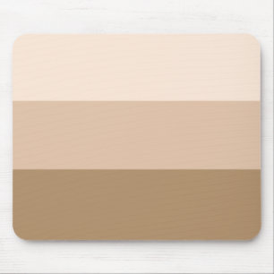 Cocoa Brown Ombre Streifen Mousepad