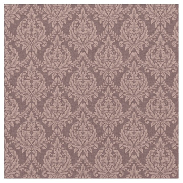 Cocoa Damask Stoff (Nahaufnahme)