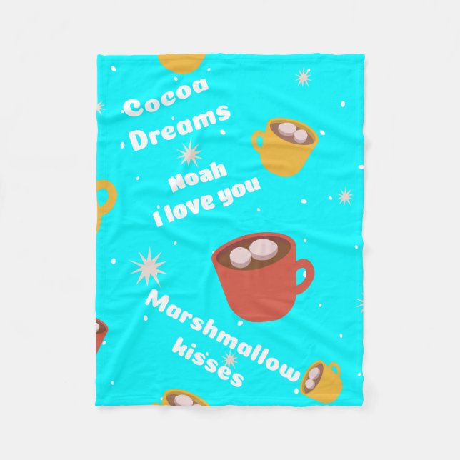 Cocoa Dreams Pillow Fleecedecke (Vorderseite)