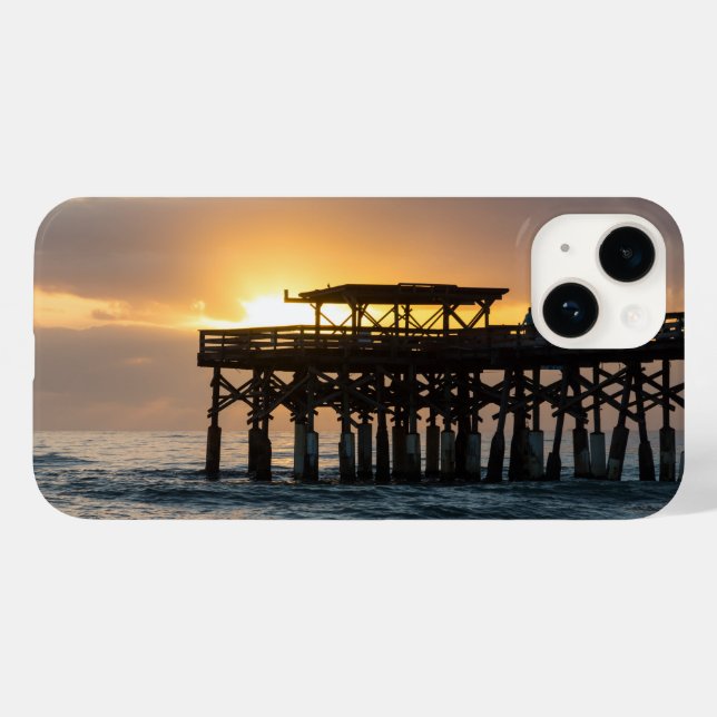 Cocoa First Sunrise iPhone Case (Rückseite (Horizontal))