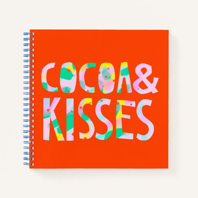 Cocoa & Kisses Notizbuch (Vorderseite)