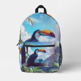 COCOA LOVE - TOUCAN BEDRUCKTER RUCKSACK