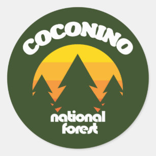 Coconino National Forest Runder Aufkleber