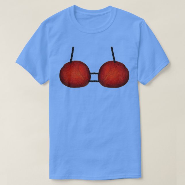 Coconut Bra Funny Hawaiian Bikini t T-Shirt (Design vorne)
