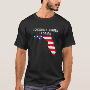 Coconut Creek Florida USA Staat America Travel Flo T-Shirt