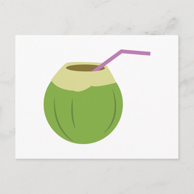 Coconut Drink Postkarte (Vorderseite)