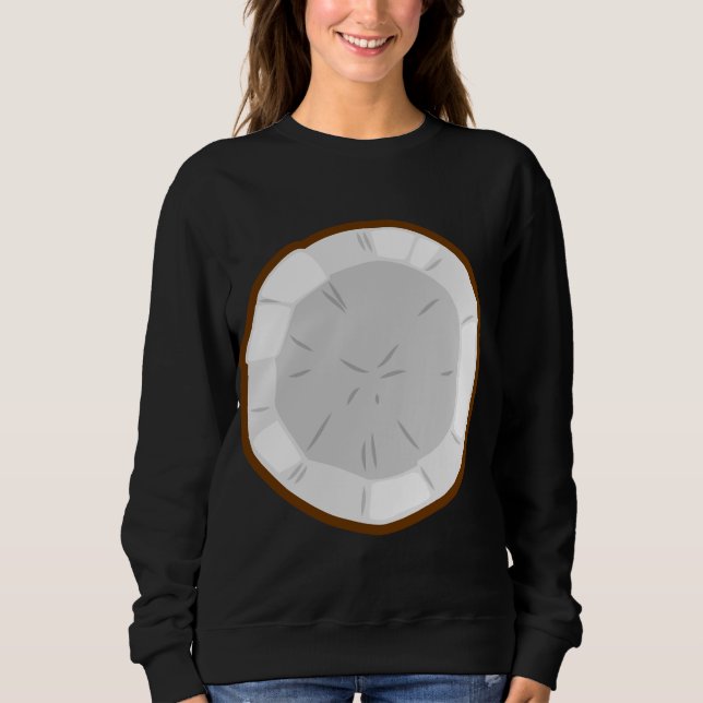 Coconut Easy Funny Matching Halloween Kostüme Männ Sweatshirt (Vorderseite)