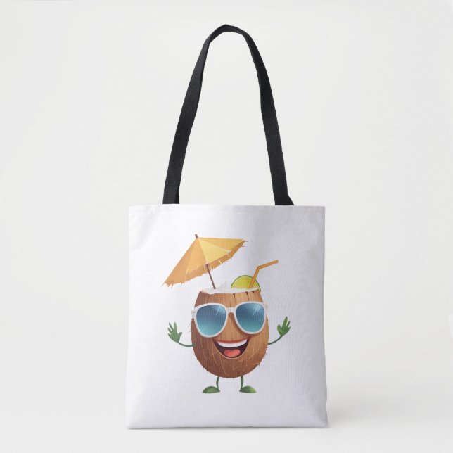 Coconut Fun Freude Urlaub Tropisches Party (Vorderseite)