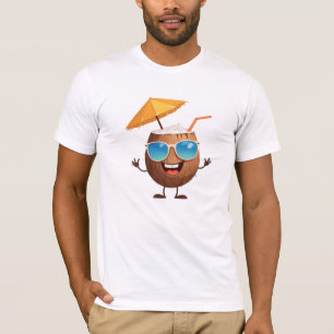 Coconut Fun Freude Urlaub Tropisches Party T-Shirt