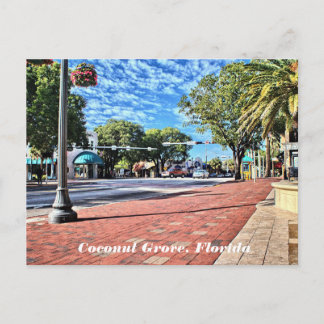Coconut Grove, Florida Postcard Postkarte