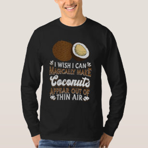 Coconut Palm Tree Summer Beach Tropical Frucht Coc T-Shirt