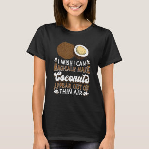 Coconut Palm Tree Summer Beach Tropical Frucht Coc T-Shirt