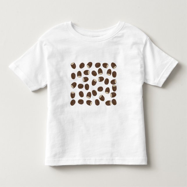 Coconut Pattern Kleinkind T-shirt (Vorderseite)