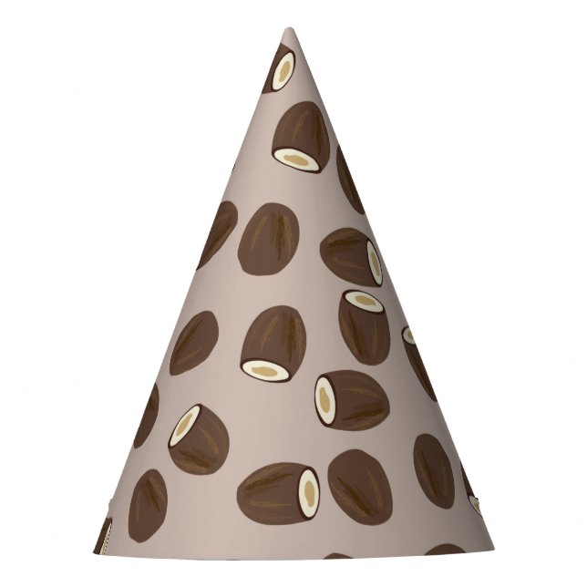 Coconut Pattern Partyhütchen (Vorderseite)