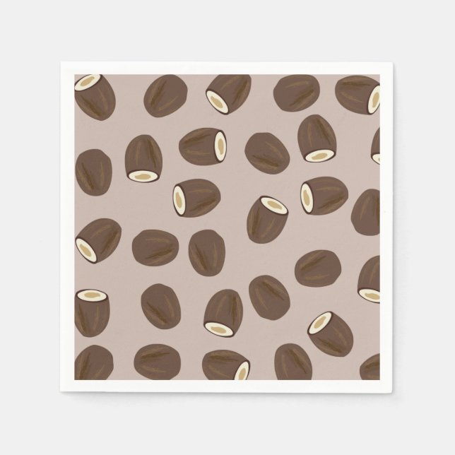 Coconut Pattern Serviette (Vorderseite)