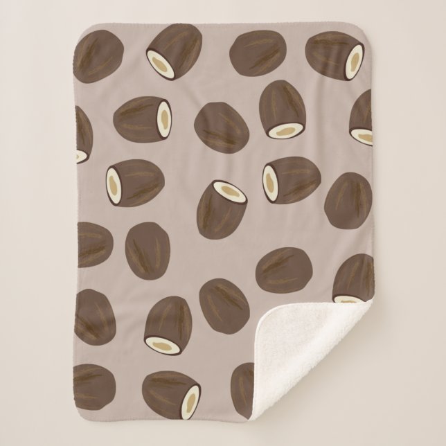 Coconut Pattern Sherpadecke (Vorderseite)