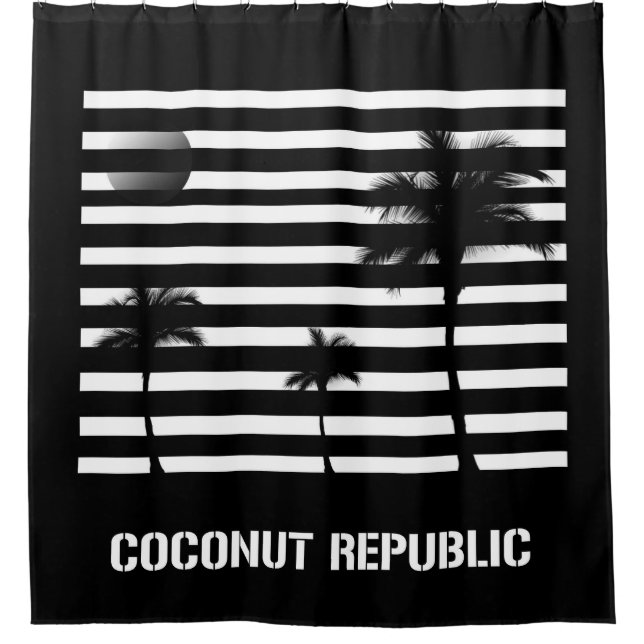 Coconut Republic Duschvorhang (Vorderseite)