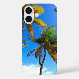 Coconut Tree Phone Case - Blue Sky Tropical Deco