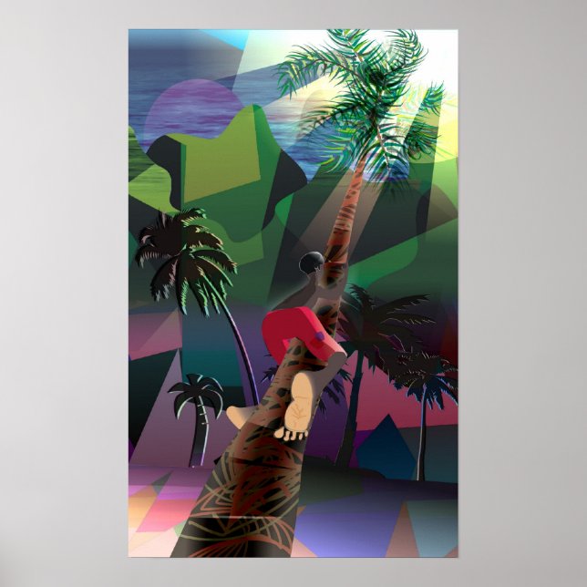 Coconut Tree Poster (Vorne)