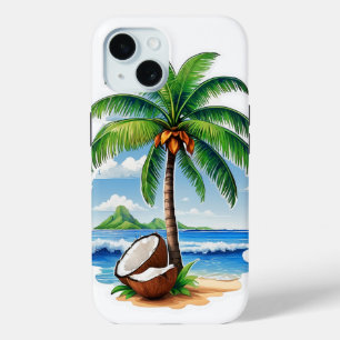 Coconut Tree Tropical Island Case-Mate iPhone Hülle