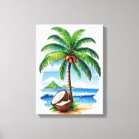 Coconut Tree Tropical Island