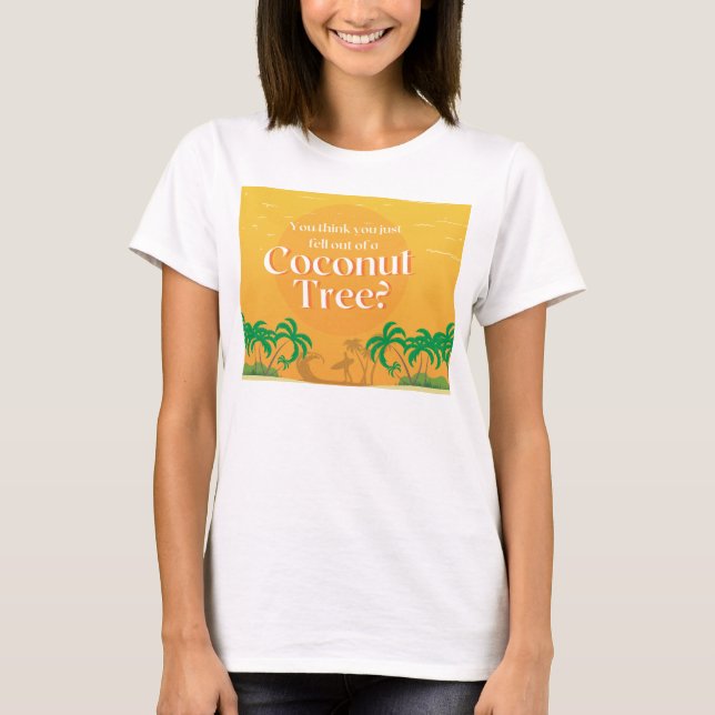 Coconut Tree Tshirt Harris 2024 (Vorderseite)