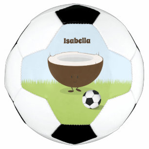 Coconut-Zeichen und -Name Fußballball Fußball