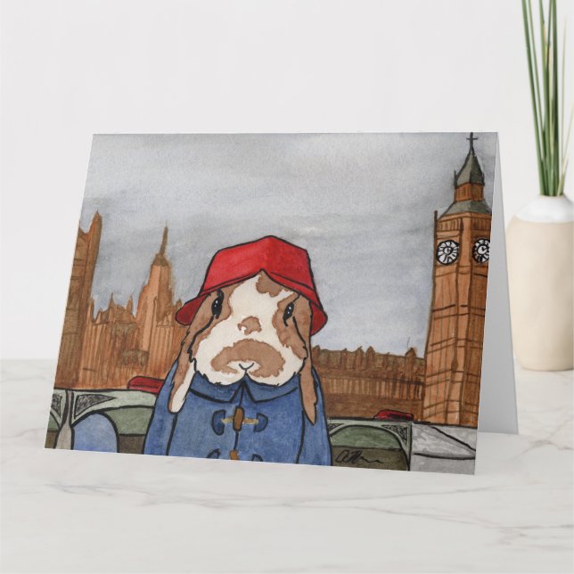 Coconut's Adventures: April Grußkarte 8.5"x11" Dankeskarte (Vorderseite)