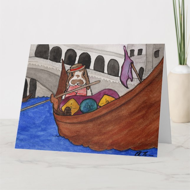 Coconut's Adventures: Februar Card 8.5"x11" Dankeskarte (Vorderseite)