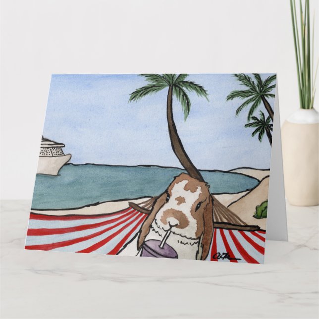 Coconut's Adventures: June Grußkarte 8.5"x11" Dankeskarte (Vorderseite)