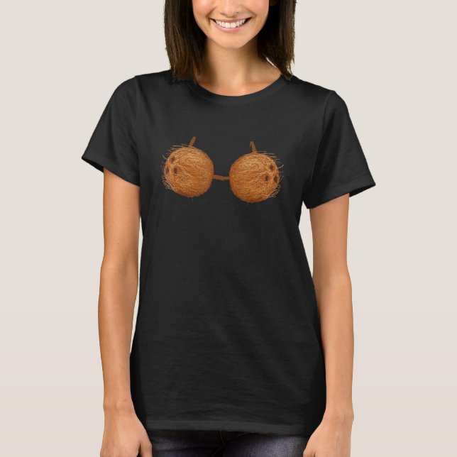 Coconuts Sommercoconut Bra Halloween Kostüm Adul T-Shirt (Vorderseite)