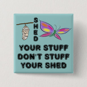 Cocoon to Butterfly Weisheit Button