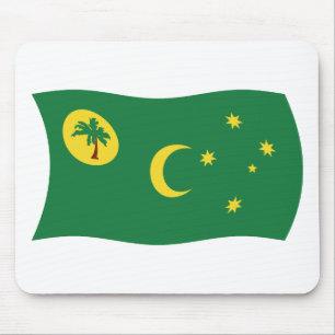 Cocos-Inseln-Flagge-Mauspad Mousepad
