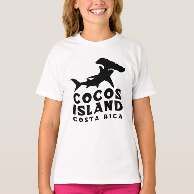 Cocos Island Costa Rica Hammerhead Tauchen T-Shirt (Vorderseite)